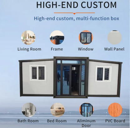 Ready made 3 bedroom prefabricated house prefab modular homes expandable container house tiny houses