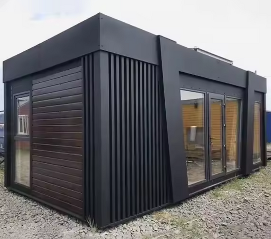 Anti-seismic Prefabricated Tiny Home 2 Bedroom Portable Folding Mini Container Expandable House Prefab Modern Villa