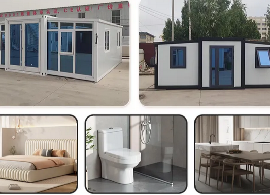 Ready made 3 bedroom prefabricated house prefab modular homes expandable container house tiny houses